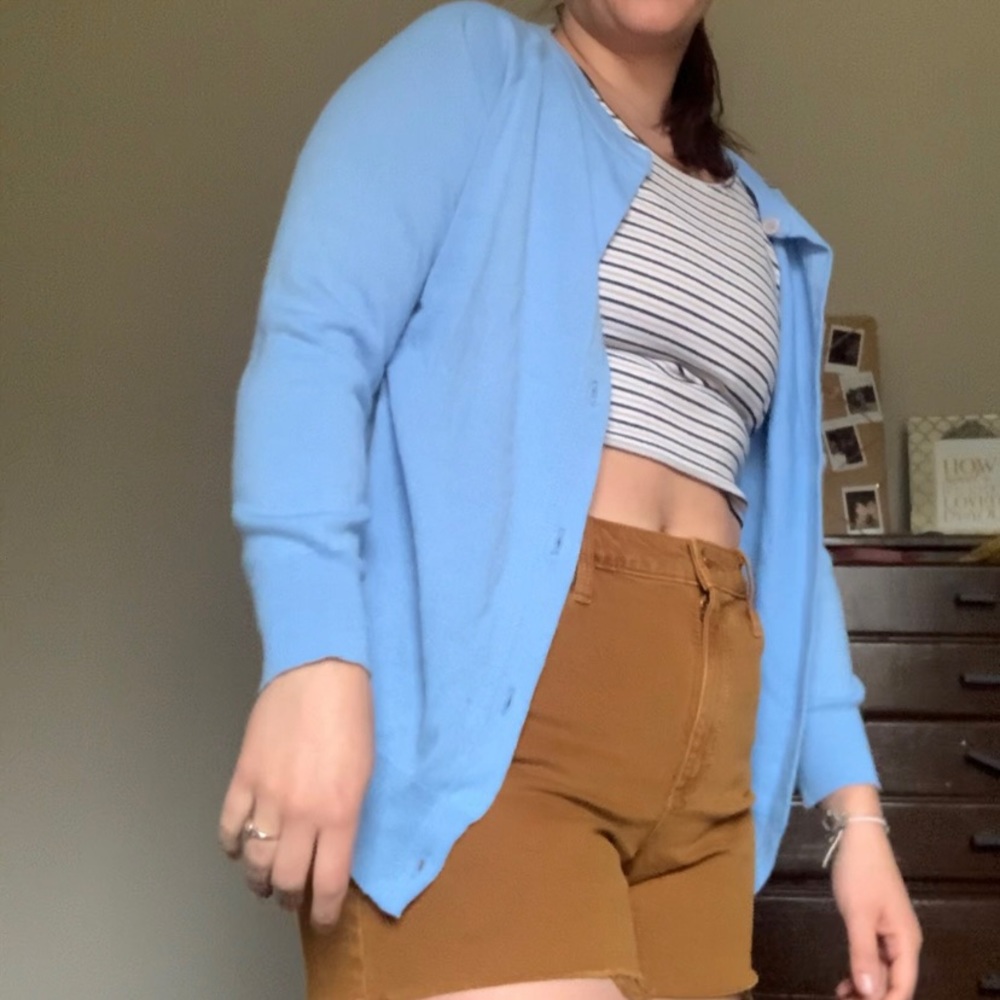 Light blue vintage cardigan